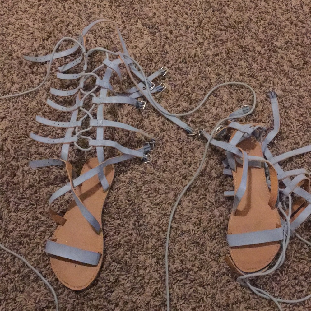 Flat Sandals High Boots Sandals